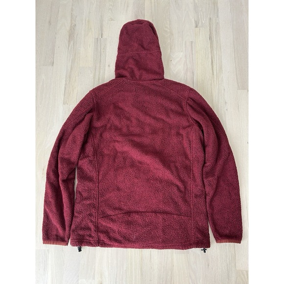 KUHL Alfpaca Kashmira Red Fleece Sherpa 1/2 Zip Hoodie Jacket Sz Medium - Picture 8 of 8